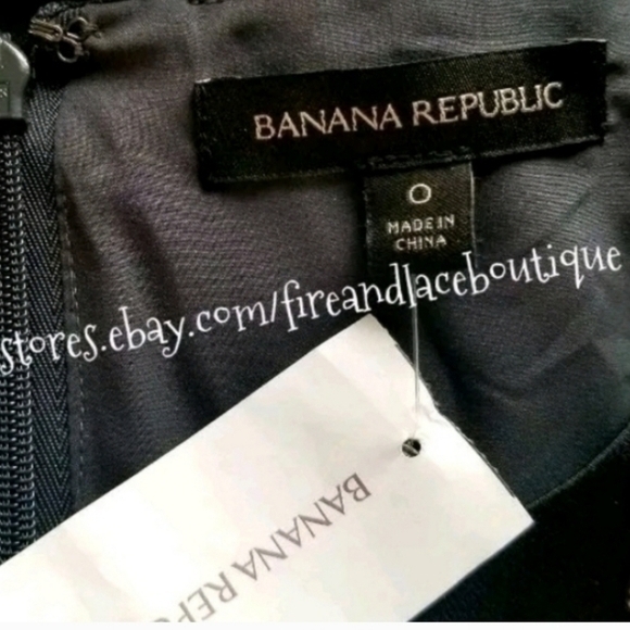 💥NWT💥 BANANA REPUBLIC DRESS SZ XS 0 - Picture 7 of 7